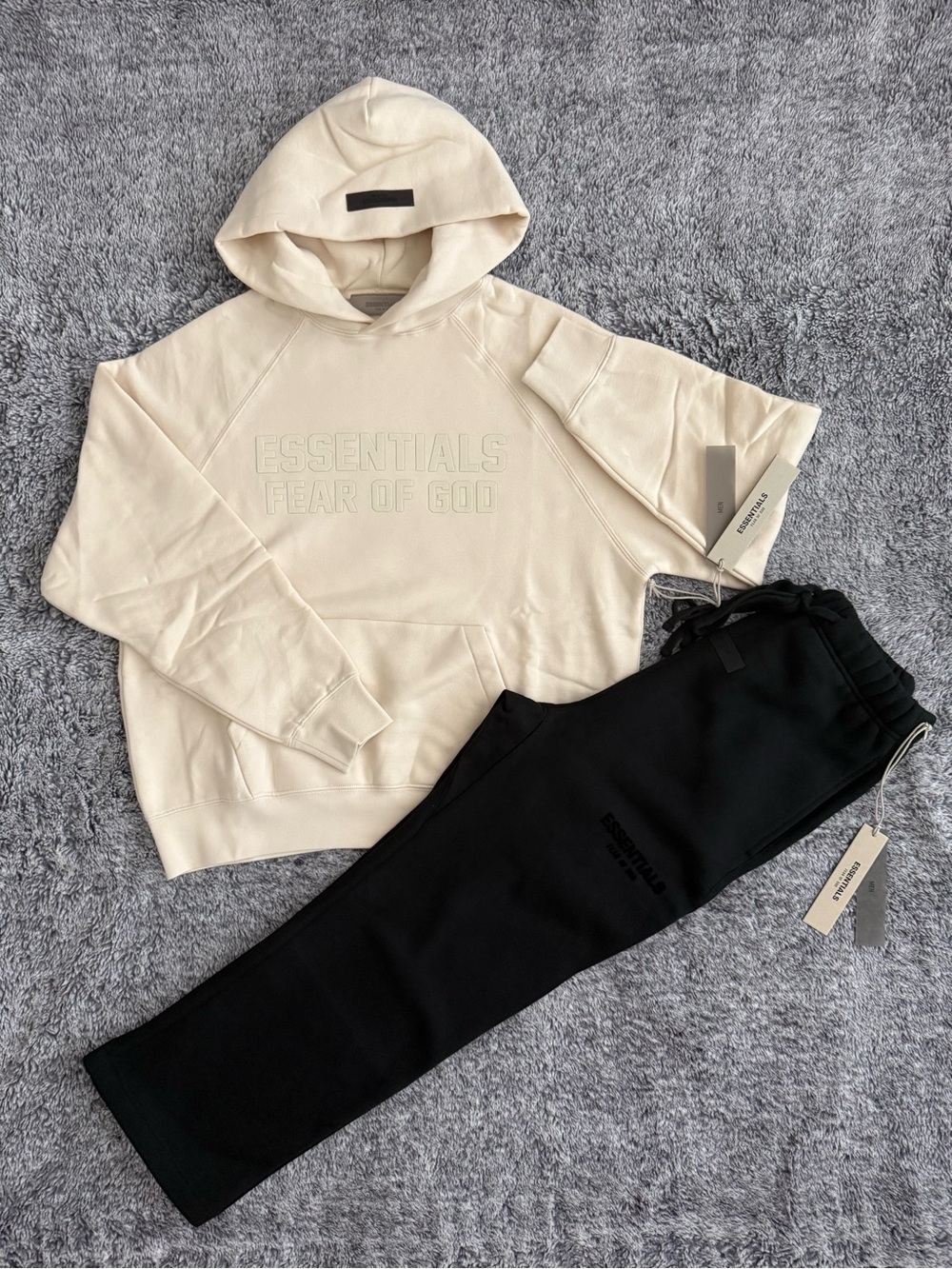 Men’s Fear of God Essentials Bundle, Hoodie & Sweatpants, Size XXS, NWT